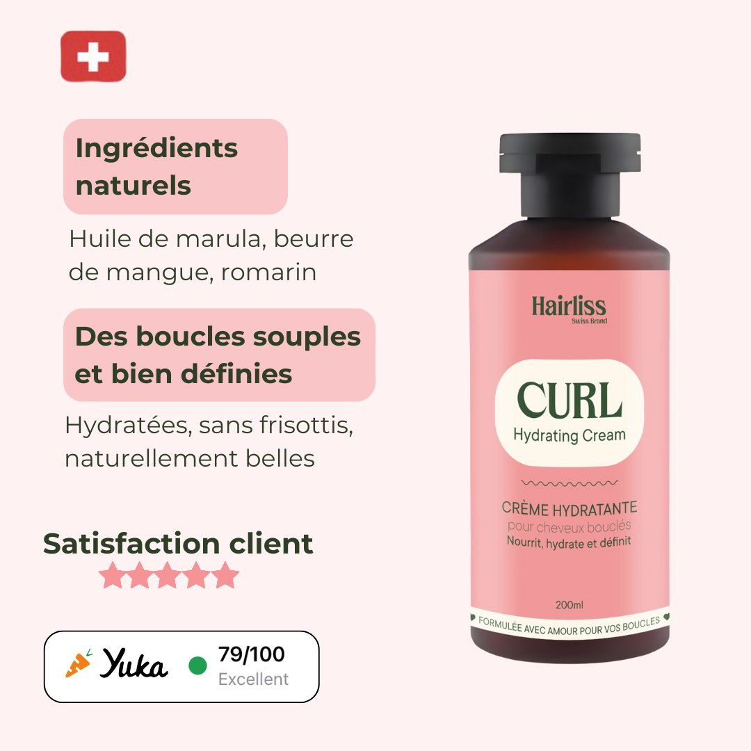 No-Rinse Curl Cream for Curly Hair 200ml