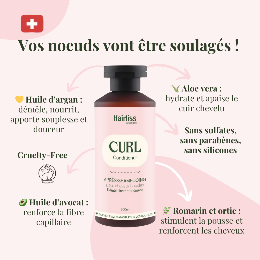 CURL Routine lockiges Haar 4 Produkte 200ml