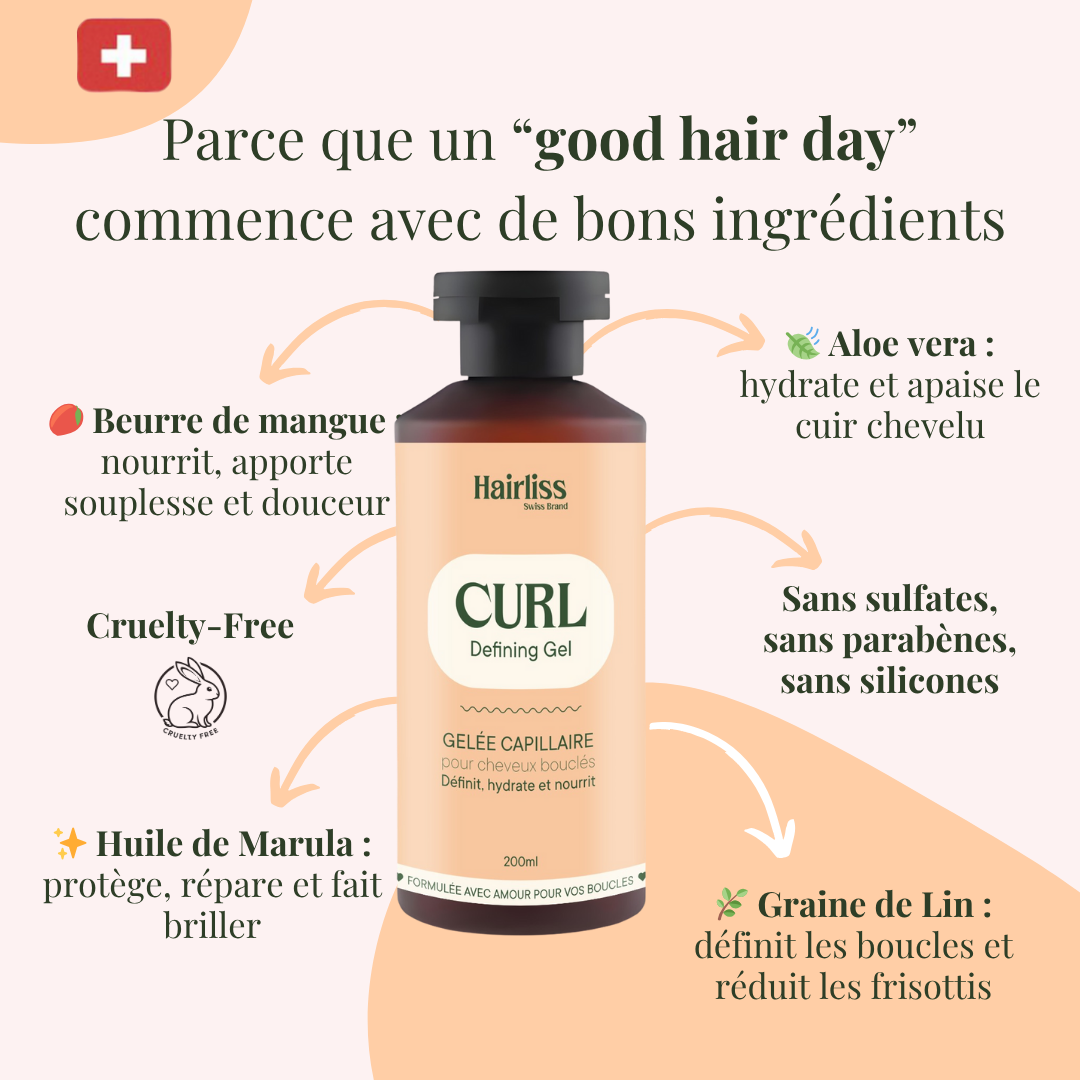 CURL Routine lockiges Haar 4 Produkte 200ml