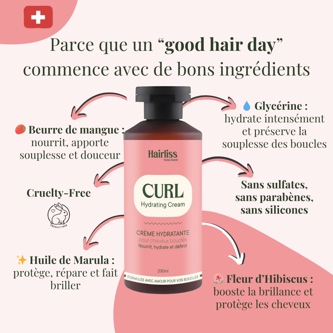 CURL Routine lockiges Haar 4 Produkte 200ml