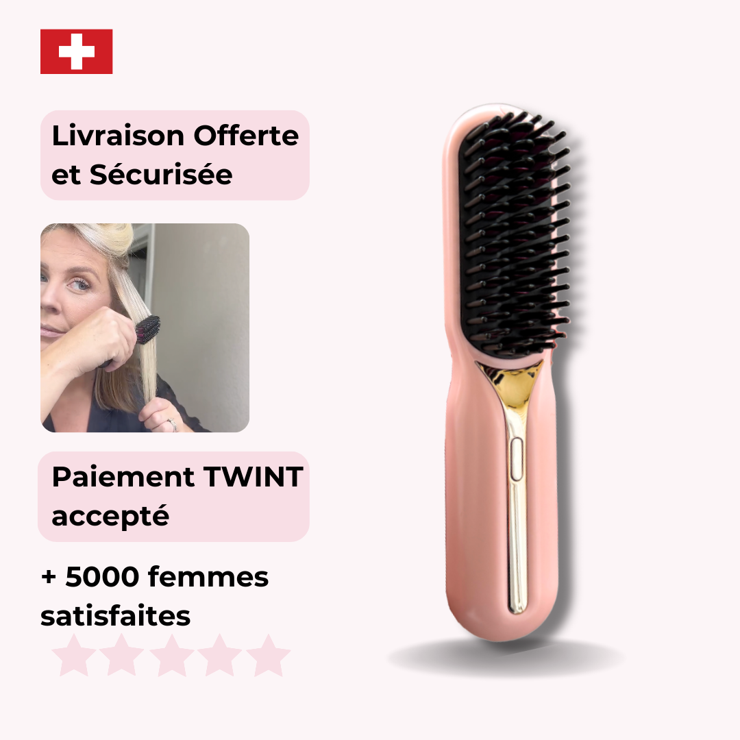 Brosse Lissante Portable 3-en-1