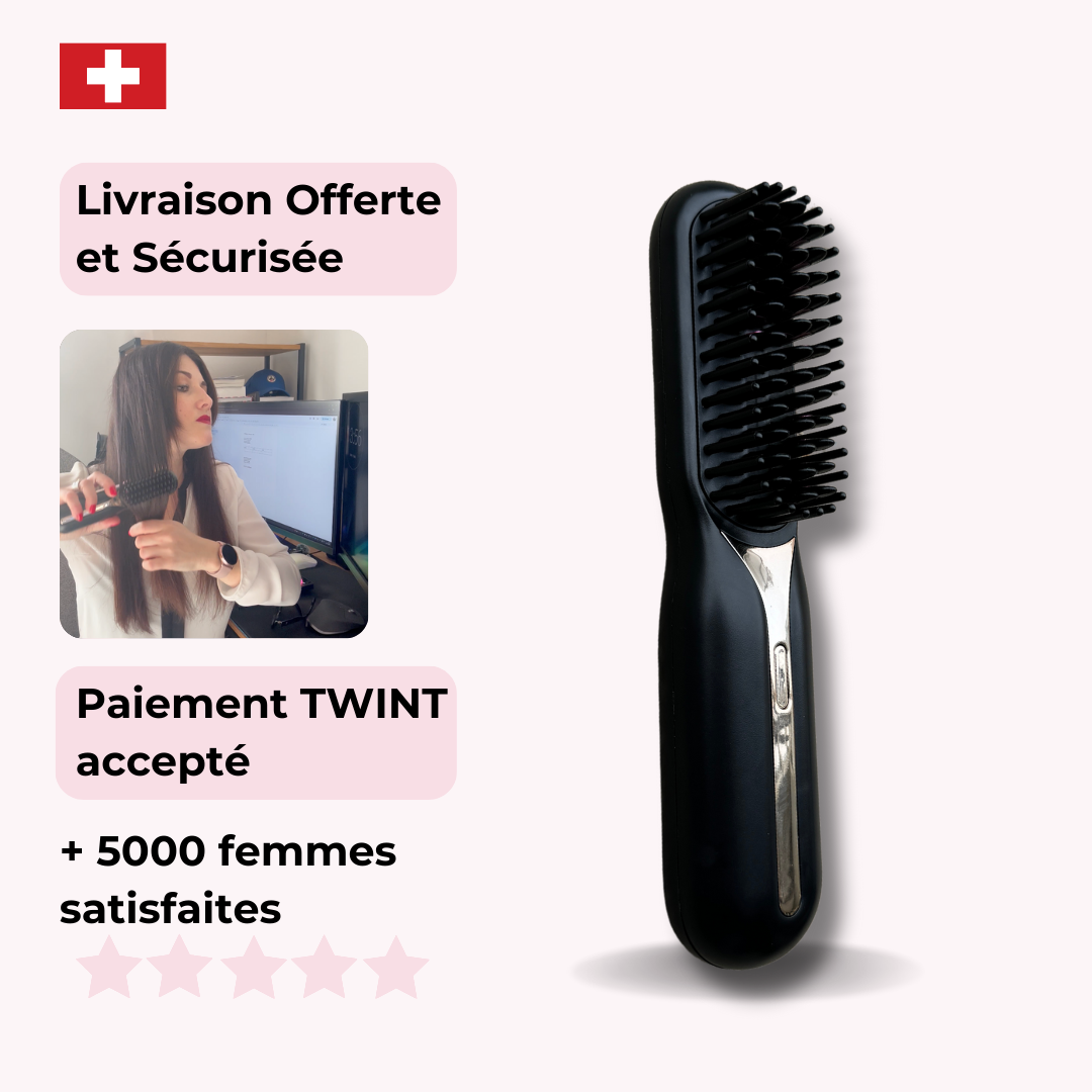 Brosse Lissante Portable 3-en-1