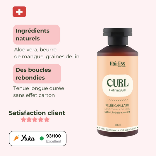 Gelée Capillaire Cheveux bouclés 200ml
