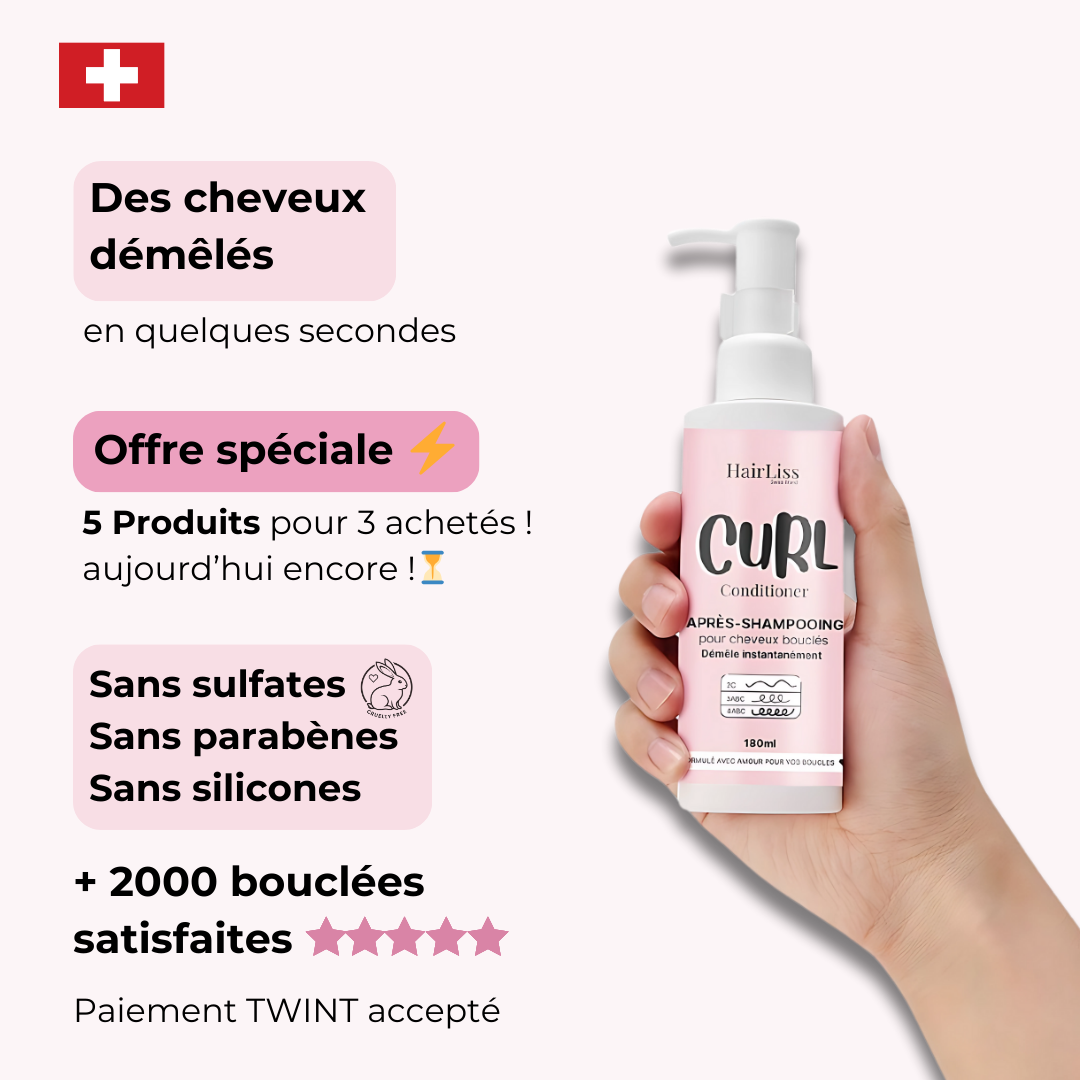 Après-shampooing Démêlant Cheveux bouclés 180ml