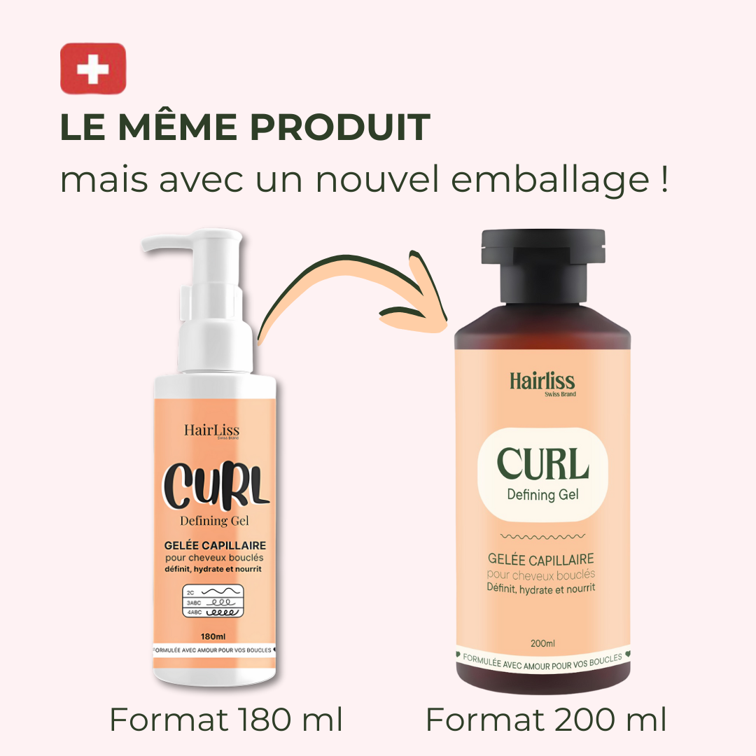Gelée Capillaire Cheveux bouclés 200ml