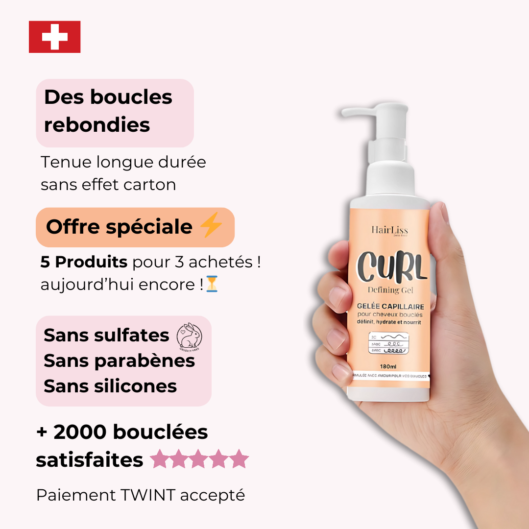Gelée Capillaire Cheveux bouclés 180ml