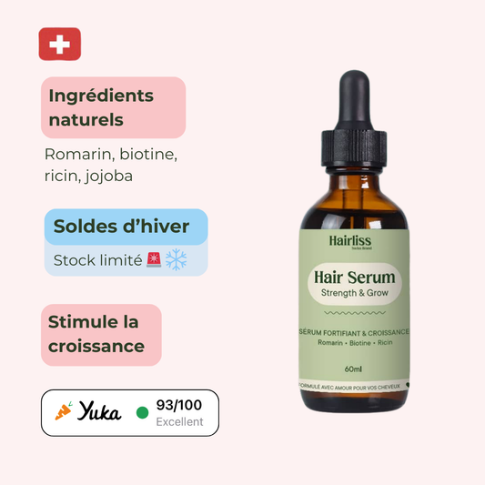 Sérum fortifiant et croissance cheveux bouclés 60ml