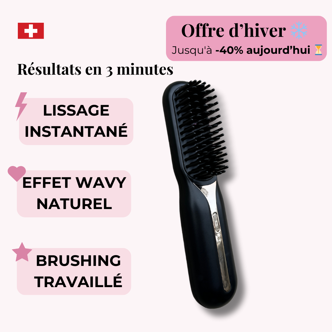 Brosse Lissante Portable 3-en-1