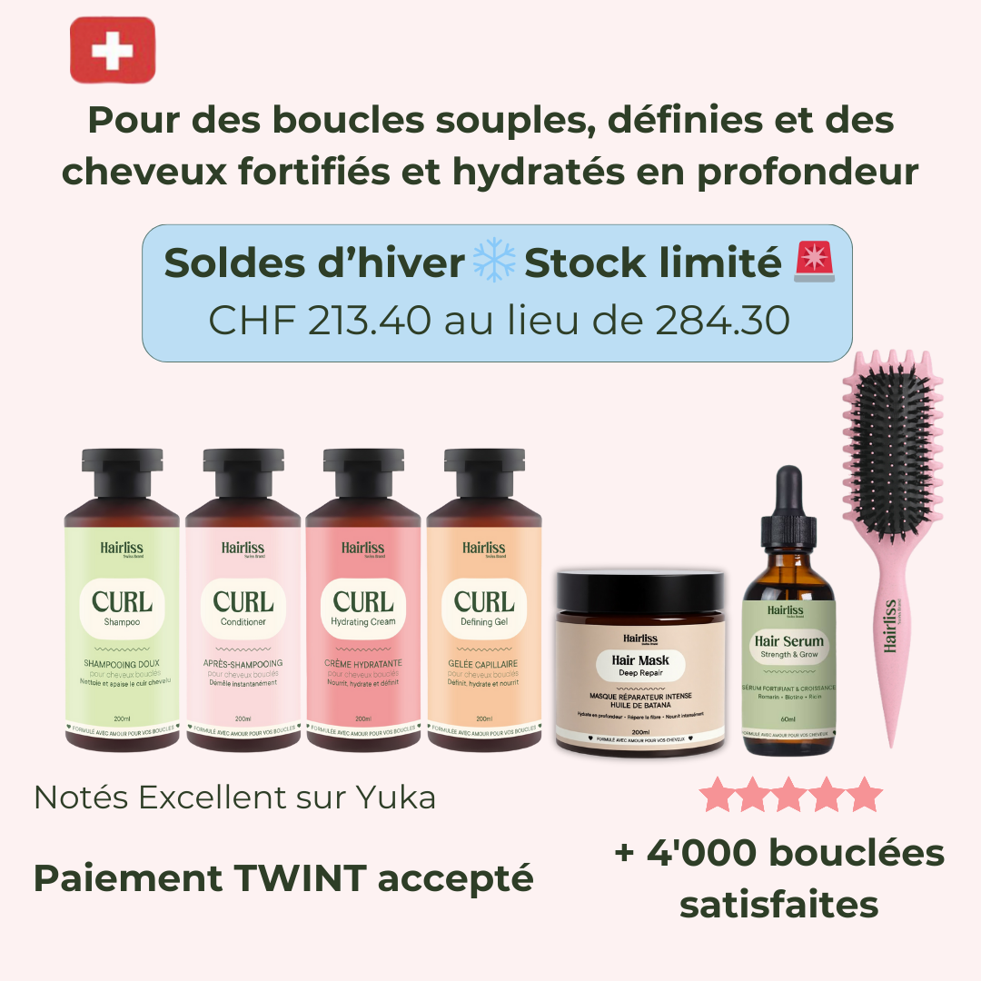 Sérum fortifiant et croissance cheveux bouclés 60ml