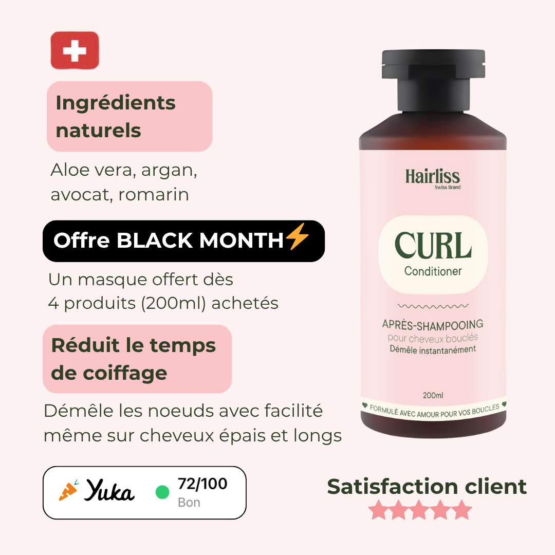 Après-shampoing Démêlant Cheveux bouclés 200ml