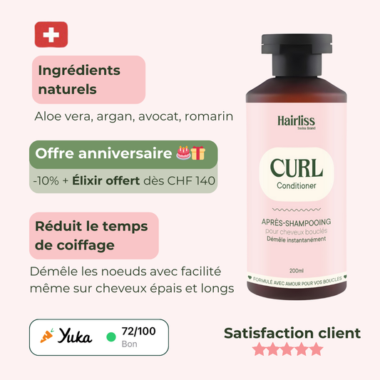 Après-shampoing Démêlant Cheveux bouclés 200ml