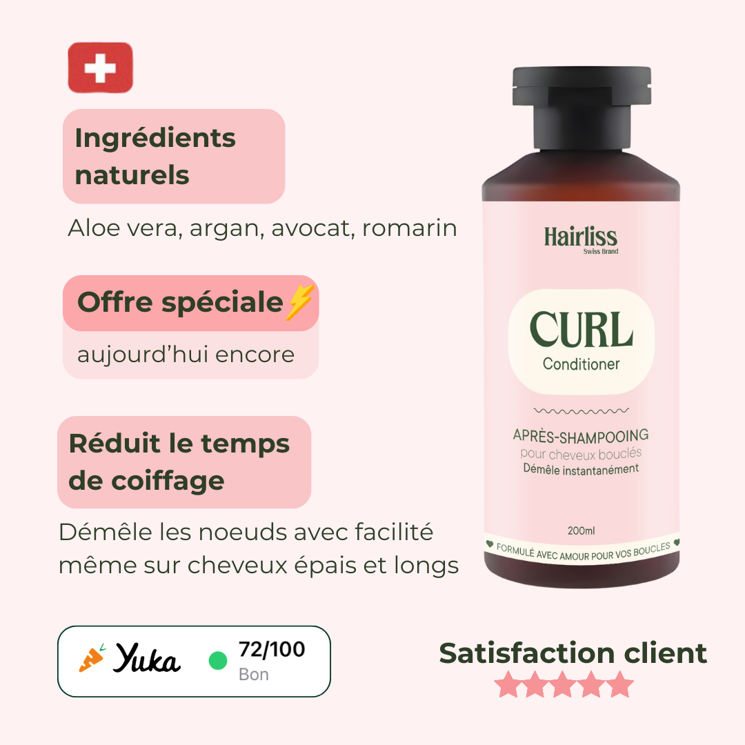Après-shampoing Démêlant Cheveux bouclés 200ml