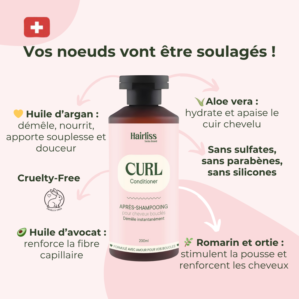 Routine CURL cheveux bouclés 4 produits 200ml