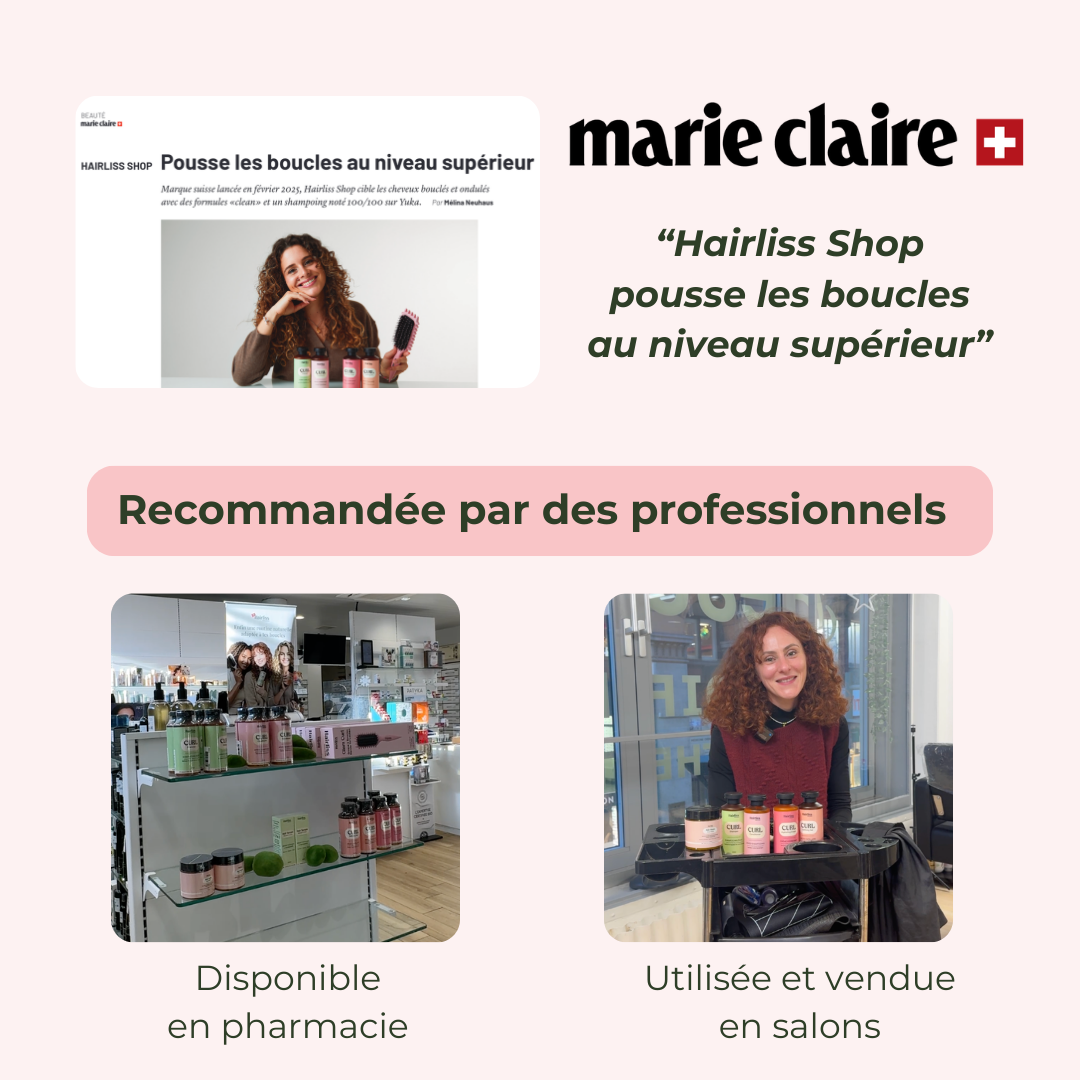 Routine CURL cheveux bouclés 4 produits 200ml