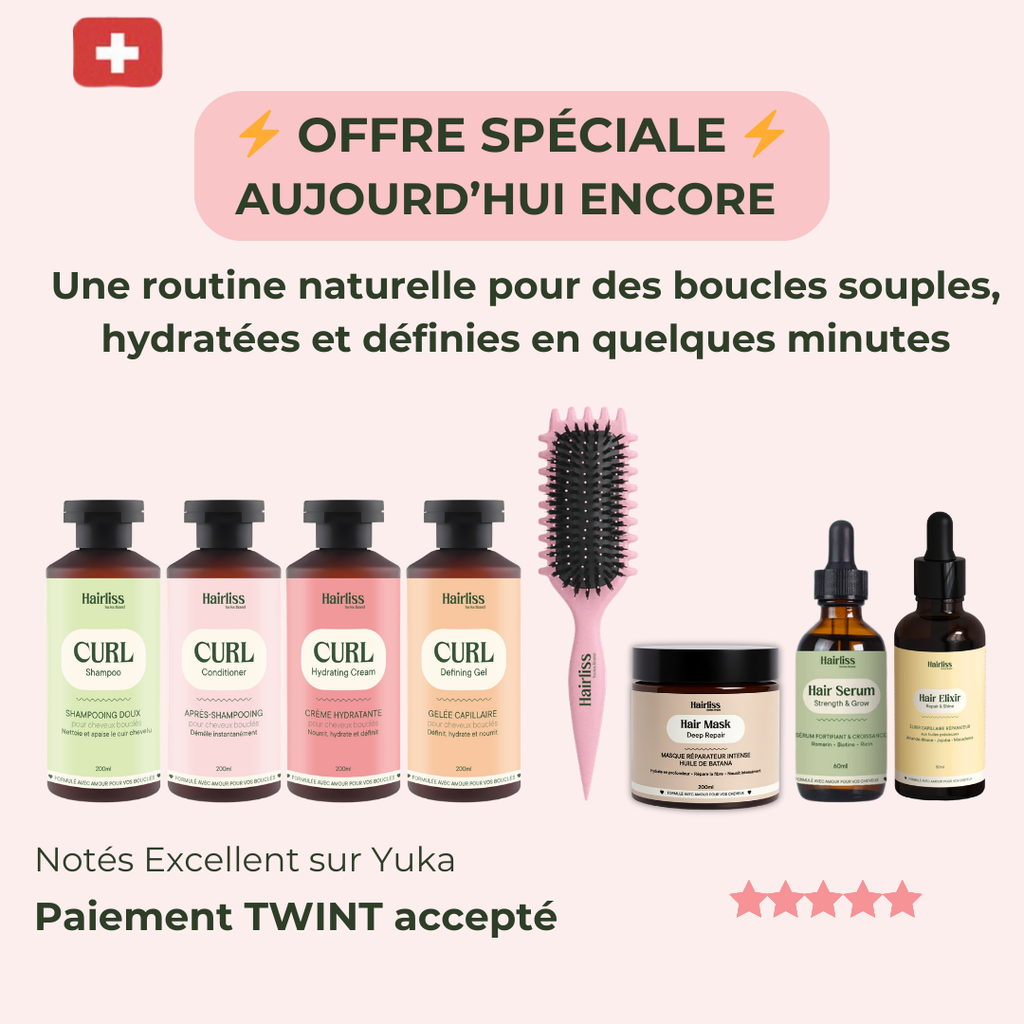 Routine CURL cheveux bouclés 4 produits 200ml